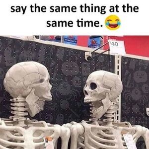 Humorous Skeleton Wall Art Framed